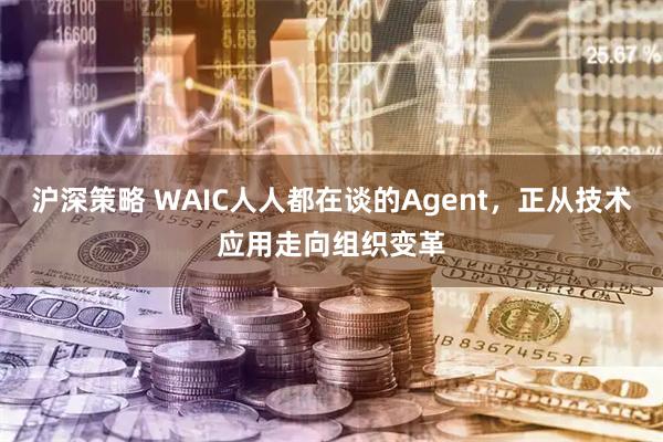 沪深策略 WAIC人人都在谈的Agent，正从技术应用走向组织变革